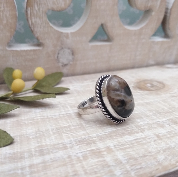 3 SET SILVER-STONE RINGS NWOT - Picture 10 of 11